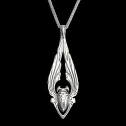 Zilveren collier met hanger vleermuis 44 cm GL Timeless Classics