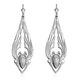 Zilveren oorhangers vleermuis GL Timeless Classics