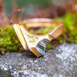 Vintage 14krt gouden Lapponia ring Tanga