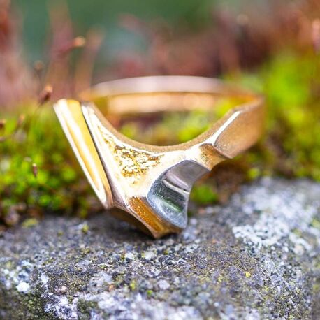 Vintage 14krt gouden Lapponia ring Tanga