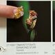 Vintage gouden ring Lapponia met briljant
