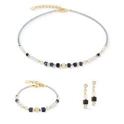 COEUR DE LION set 4567-1100 Modern Elegance Spikes Gold