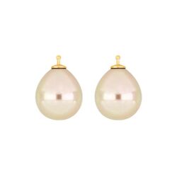 Heide Heinzendorff beige parel aanhangers E9