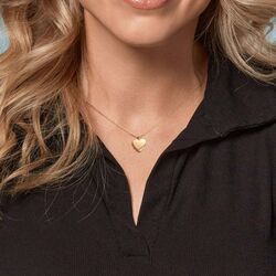 BOCCIA Titanium ketting hart 08083-02