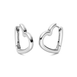 BOCCIA Titanium vergulde oorringen hart 05099-01