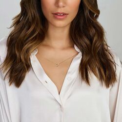 9k collier hart 40-42-44 cm