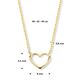 9k collier hart 40-42-44 cm