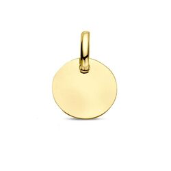 9k graveerhanger rond 15 mm