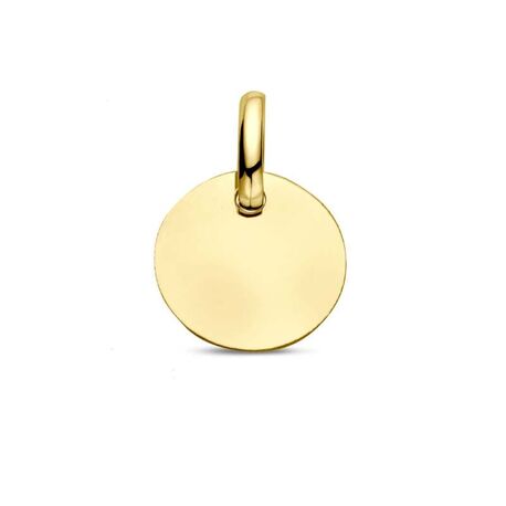 9k graveerhanger rond 15 mm