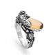 Giovanni Raspini Leopard Drop ring citrine