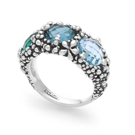 Giovanni Raspini Blue Evy Trilogy ring