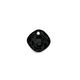 MY iMenso Carezza Quadrati single stone black Glass 12 mm