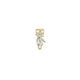 MY iMenso Carezza vergulde hanger zirkonia Floreale