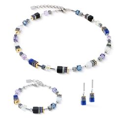 COEUR DE LION set 3017-0708 GeoCUBE Precious Motion Blue Moon bicolor