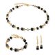 COEUR DE LION set 4018-1316 Onyx Black Gold