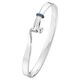 Zilveren Georg Jensen Torun bangle blauw saffier