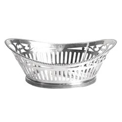 Zilver bonbonmandje G. Wewer Schoonhoven anno 1989