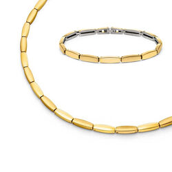 BOCCIA Titanium armband verguld 03063-03