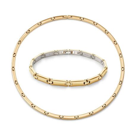 BOCCIA Titanium armband verguld 03067-03
