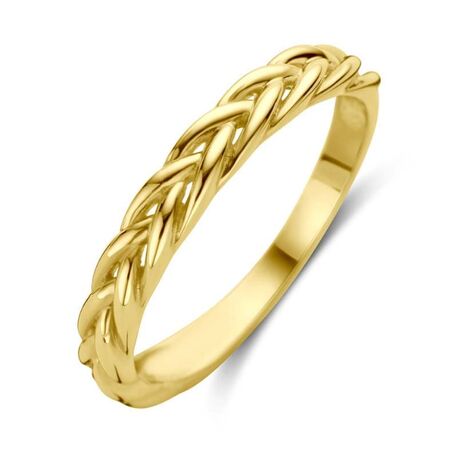 9k ring met vossestaartschakelmotief