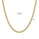 Geelgouden collier gourmetschakel 5,2 mm
