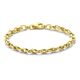 18 karaat gouden schakelarmband 5 mm 19 cm