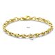 18 karaat gouden schakelarmband 5 mm 19 cm