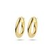 18 Karaat gouden oorringen 21 mm