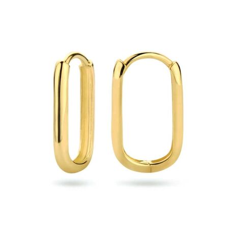 9k klapoorringen paperclip 16 mm