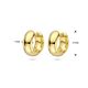 Gouden klapoorringen 17 mm