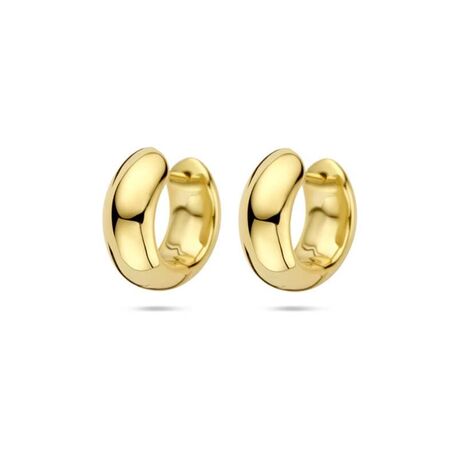 Gouden klapoorringen 17 mm