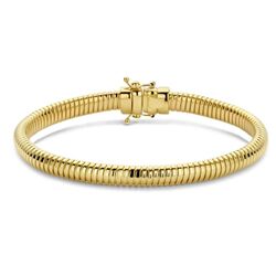Gouden armband Tubogas 5,5 mm 18,5 cm