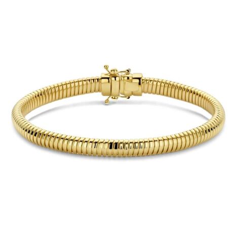 Gouden armband Tubogas 5,5 mm 18,5 cm
