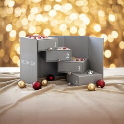COEUR DE LION Advent Calendar Wave Festive silver
