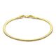 SilGold armband massief slang 19 cm