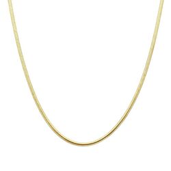 SilGold collier slang massief  45 cm
