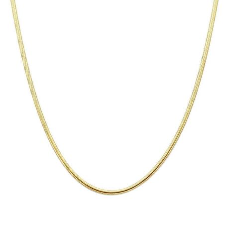 SilGold collier slang massief  45 cm