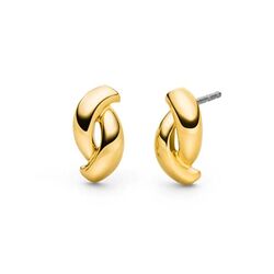 BOCCIA Titanium vergulde oorstekers 05103-03