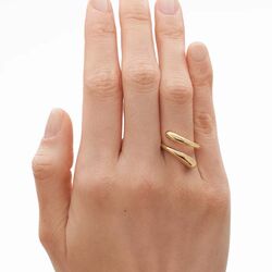 Georg Jensen gouden Mercy ring Twist 2000182900