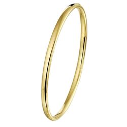 SilGold armband bangle ovale buis 4mm