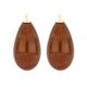 Bruine  aanhangers pegel E43 kleur 89