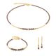 Coeur de Lion set 4312-1100 Shimmering Princess Pearls gold brown