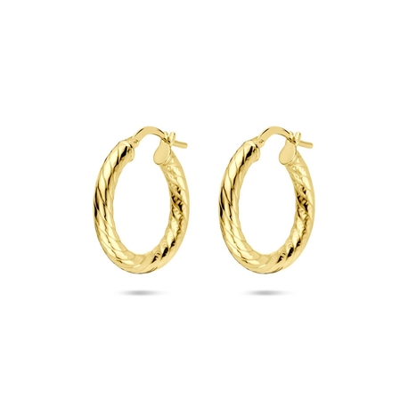 oorringen buis 3 mm SilGold