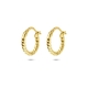 oorringen gedraaide buis 2 mm SilGold