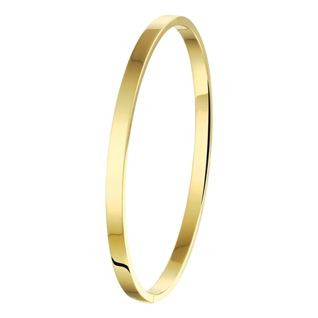 SilGold armband bangle vlakke buis 4 mm