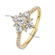 Excellent Jewelry 14krt gouden ring met briljant 1.14ct