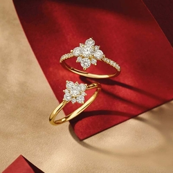 Excellent Jewelry 14krt gouden ring met briljant 1.14ct