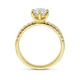 14 krt gouden ring lab-grown diamant 1.24ct