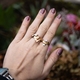 Vintage gouden Lapponia ring