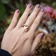 Vintage gouden Lapponia ring